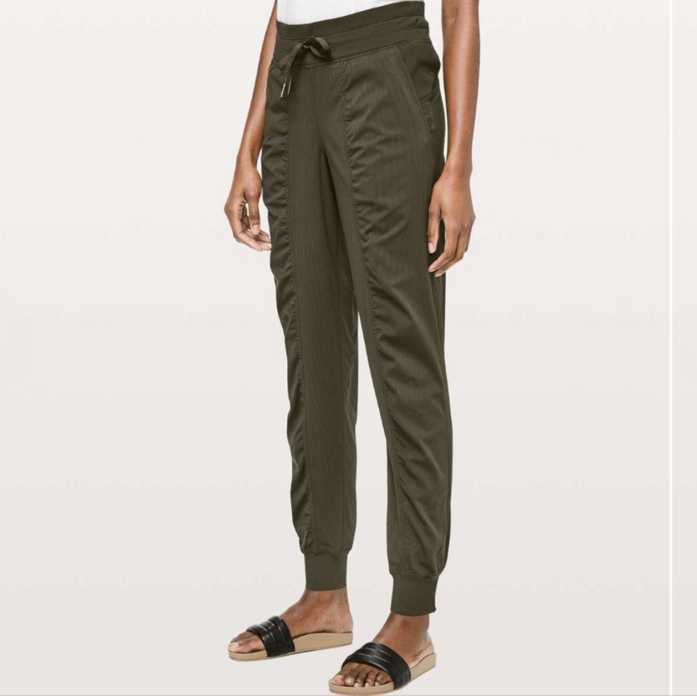 EUC! Dark Olive Dance Studio Jogger Pants - 4